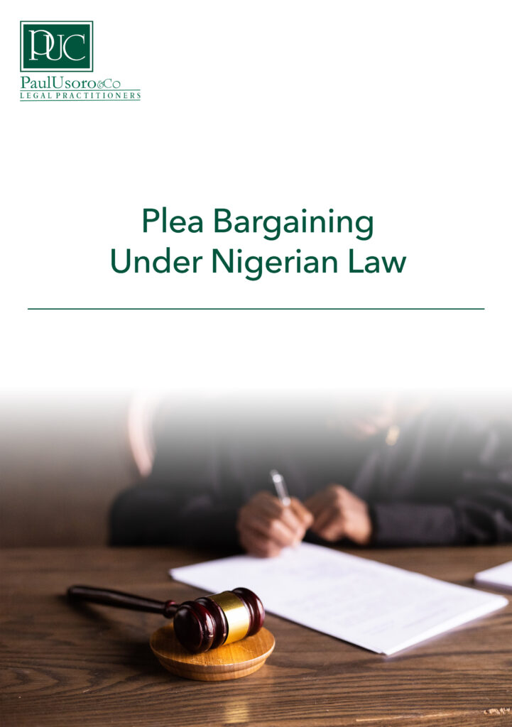 Plea Bargaining Under Nigerian Law
